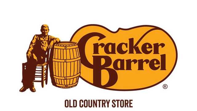 Cracker Barrel old logo - Old Timer with barrel