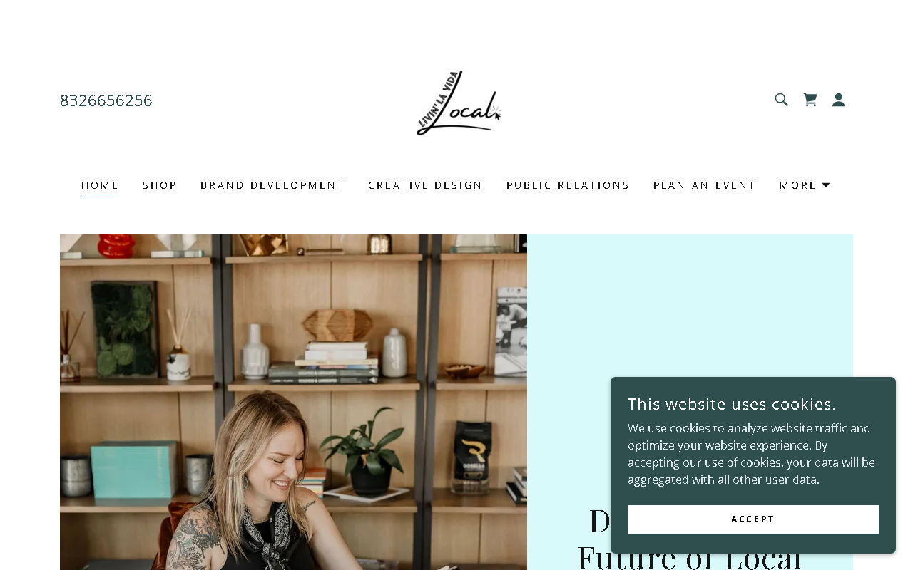 Livin La Vida Local website,local media and community platform built by BrandShyp